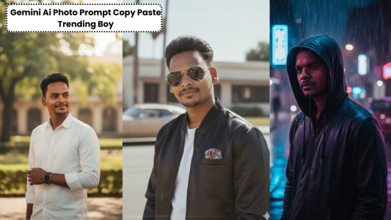 Gemini Ai Photo Prompt Copy Paste Trending Boy | Trending Google Gemini Prompt for Boy