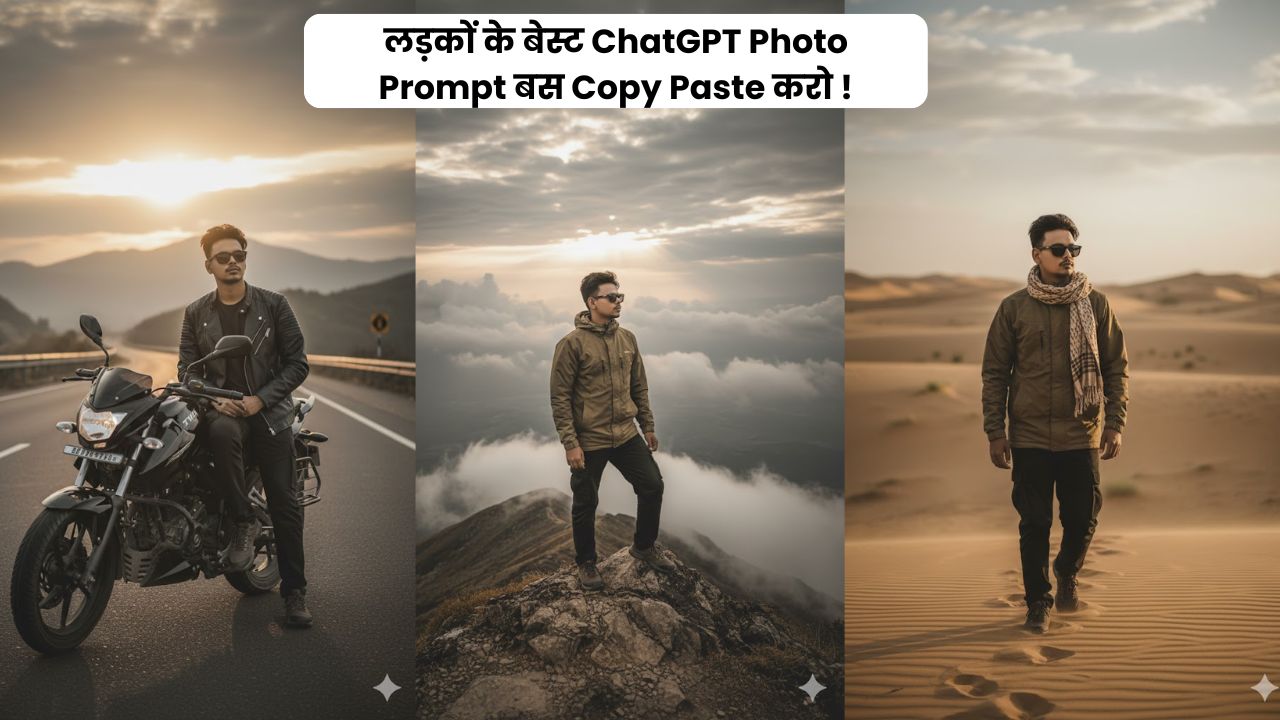 Top 10 ChatGPT Outdoor AI Photo Prompts For Boys | लड़कों के बेस्ट ChatGPT Photo Prompt बस Copy Paste करो !