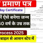 Birthday Certificate Online