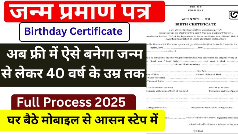 Birthday Certificate Online