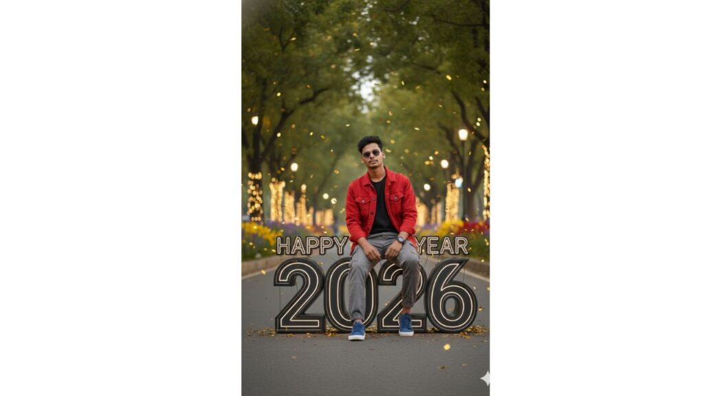 Happy New Year Google Gemini AI Photo