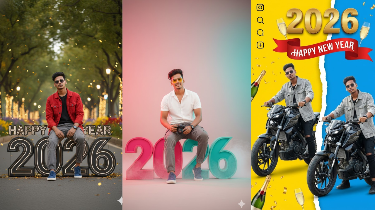 Happy New Year Google Gemini AI Photo