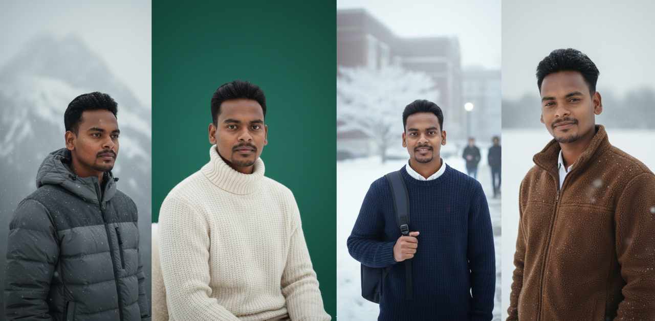 Winter Google Gemini Ai Prompt For Boy