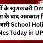 छात्रों के खुशखबरी Dm के आदेश के बाद अवकाश लिस्ट हुआ जारी School Holiday Nes Today in UP